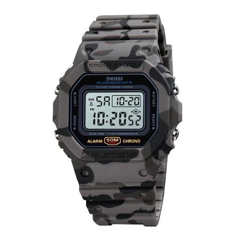 Чоловічий годинник Skmei 1628CMGY Camo gray