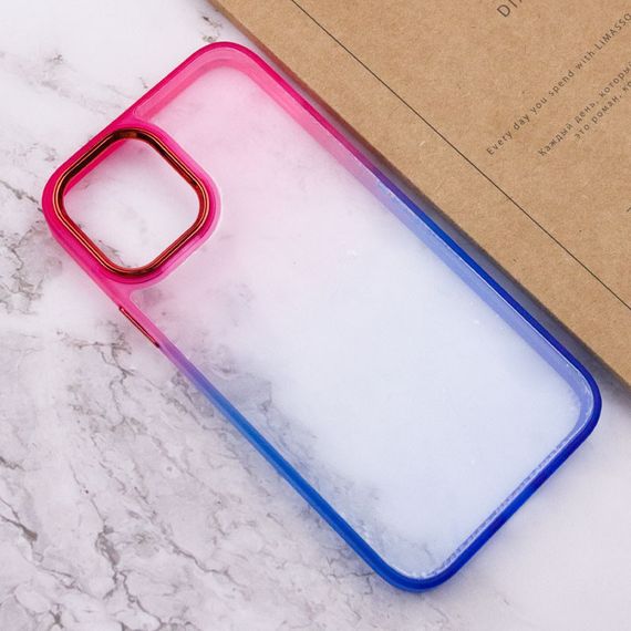 Чохол TPU+PC Fresh sip series для Apple iPhone 14 Plus (6.7") Синій / Рожевий | Зображення 2