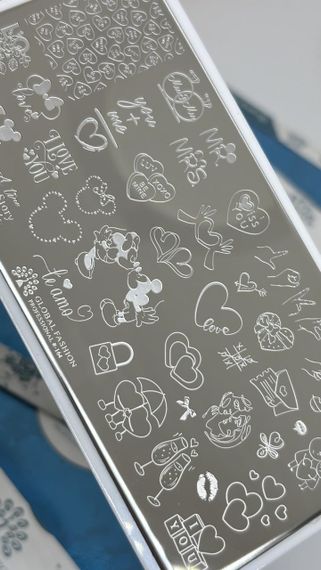 Пластина для стемпінгу 164 Global Fashion (12х6см) | Зображення 1