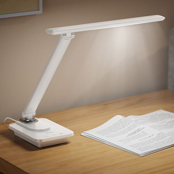 Настільна LED лампа Hoco HX12 Eye protection foldable table lamp White | Зображення 4