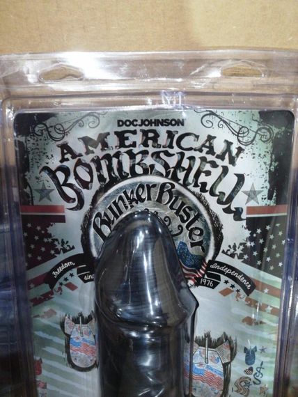 Фалоімітатор для фістингу Doc Johnson American Bombshell Bunker Buster Gun Metal (м'ята упаковка!) sexstyle | Зображення 1