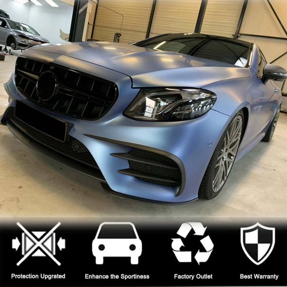 Накладка на передній бампер Lip (для AMG-Line 2017-2019, Карбон) для Mercedes E-class coupe C238 рр | Зображення 2