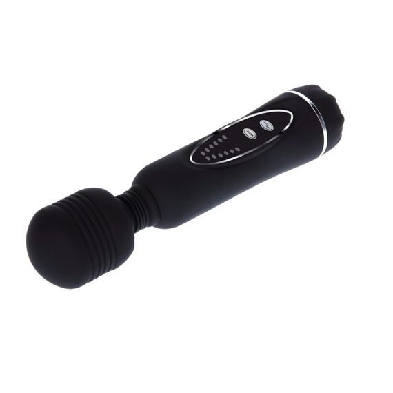 Вібратор зі змінними насадками - Power Wand Massage Kit Black Sex Aura | Зображення 2