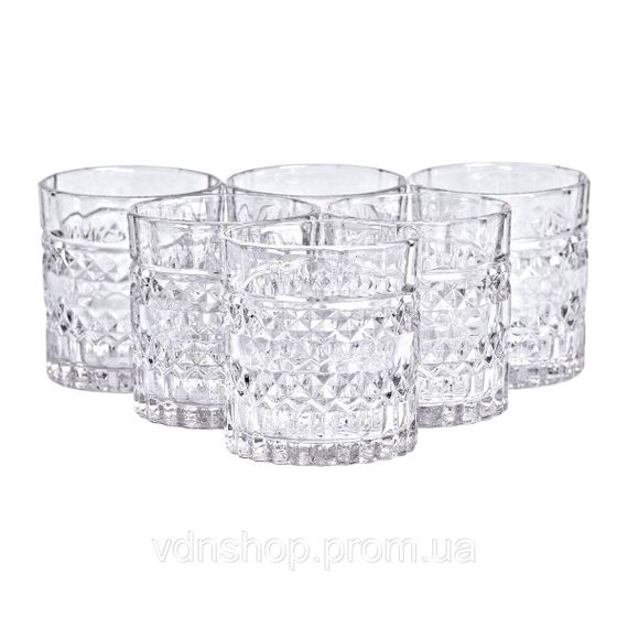 Склянки 220 мл набір 6 шт для напоїв, лимонаду, коктейлів HP-YH-34