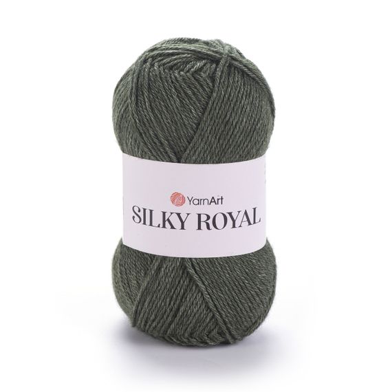 Пряжа YarnArt Silky Royal № 446 (Ярнарт Сілкі Роял) – 65% меринос, 35% шовк, 50 г / 140 м