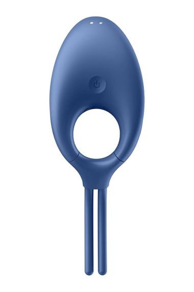 Эрекционное виброкольцо лассо Satisfyer Swordsman Blue, крепкая фиксация, 10 режимов, мощный мотор Sex Aura | Зображення 4