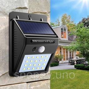 Cветильник 20 Solar LED Solar Motion Sensor Light с датчиком движения на солнечных батареях