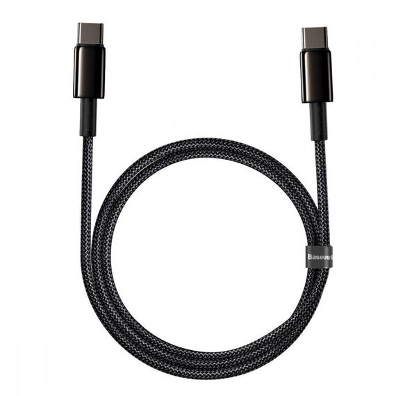 Кабель Baseus Tungsten Gold Type-C to Type-C 100W (1m) | Зображення 5