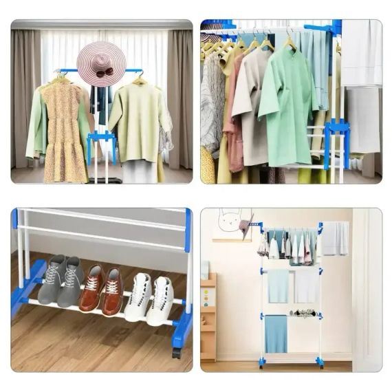 Стійка для білизни на коліщатках, Сушарка garment rack with wheels для білизни   знижка | Зображення 8
