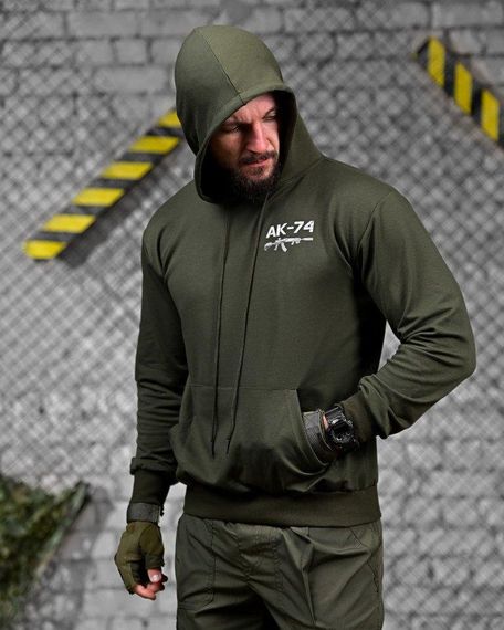 Тактическая худи MAKLIN   АК-74 олива ДЛ7064 | Зображення 2
