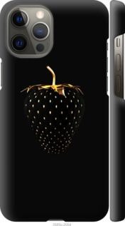 Чохол на iPhone 12 Pro Max Чорна полуниця "3585m-2054-24368"