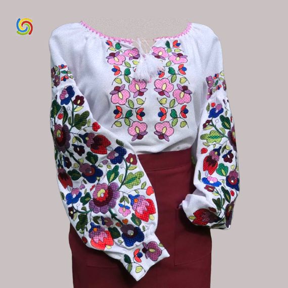 Рубашка Украинская вышиванка 333299410 цвет белый размер XL/XXL