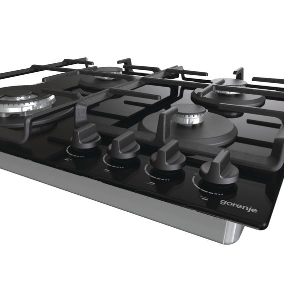 Варочная поверхность Gorenje газ на стекле GTW641EB | Зображення 1