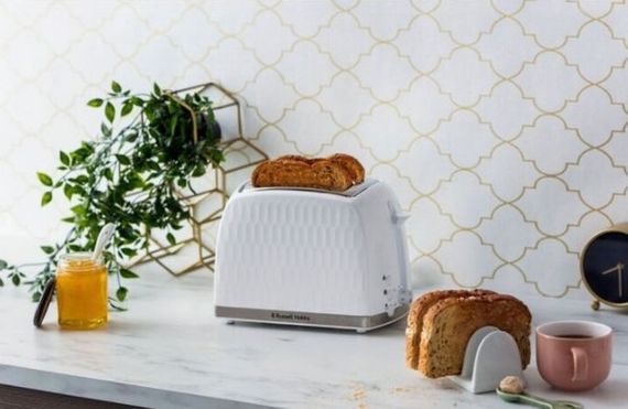 Тостер Russell Hobbs 26060-56 Honeycomb White | Зображення 8