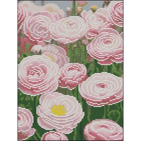 Алмазная мозаика без подрамника "Весеннее поле" ZAV3040-16, 30х40 см