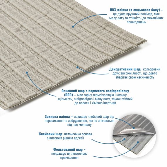 Панель-рейка в рулоні 2900х350х6мм Світле дерево SW-00002066 | Зображення 1