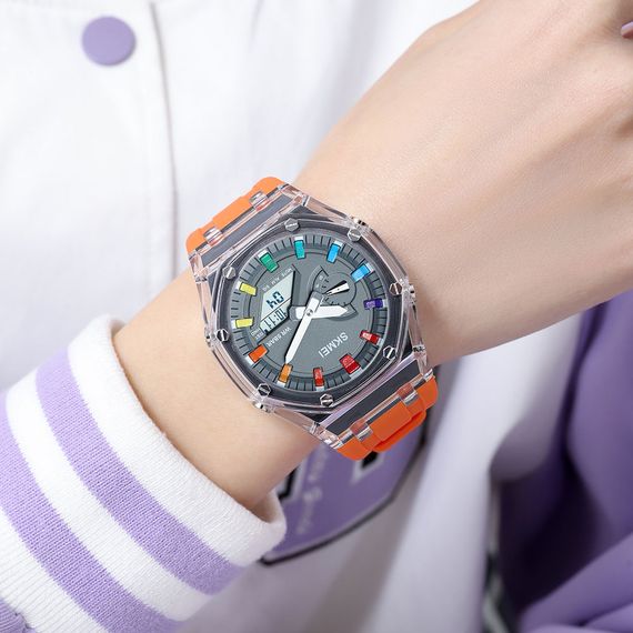 Наручний годинник Skmei 2100OG Orange | Зображення 3