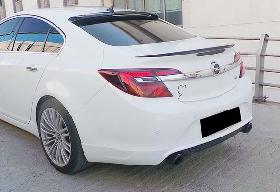 Задній дифузор DPT (SD, 2013-2017, чорний глянець) для Opel Insignia рр | Зображення 3