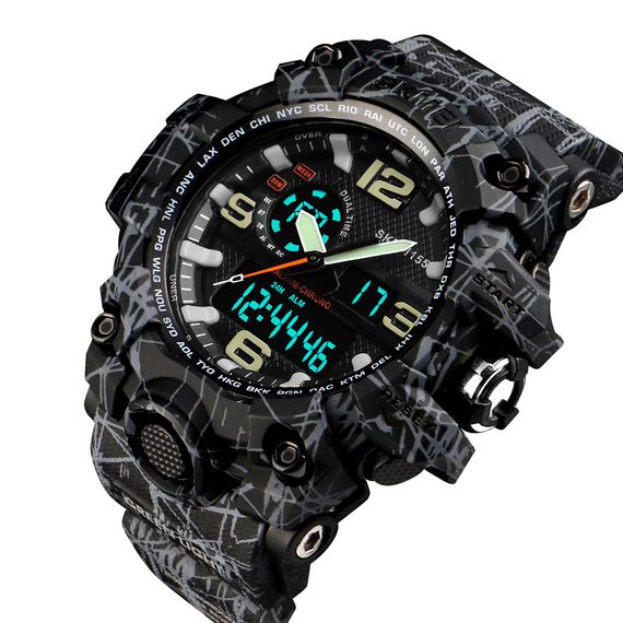 Годинник S2kmei 1155 Black-Gray | Зображення 1