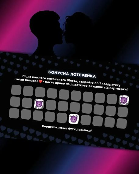 Чековая книжка Интимная лотерейка: Для него | Зображення 4