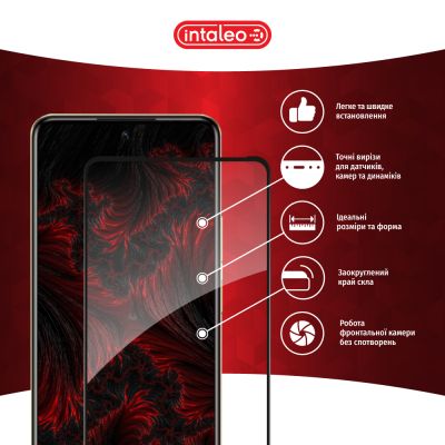 Стекло защитное Intaleo Full Glue Infinix Hot 40 Pro Black (1283126589263) | Зображення 2