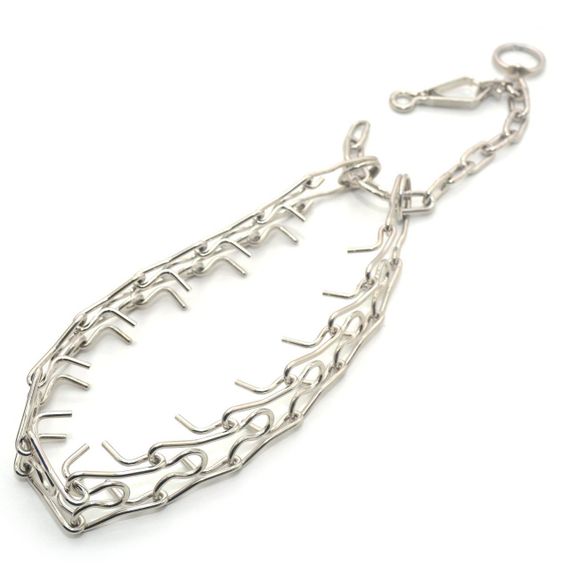 Ошейник удавка жесткий для собак Zoo-hunt никелевый НЖ №3+ 70 см | Зображення 1