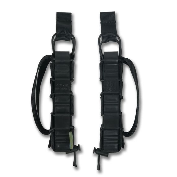 Жесткий усиленный тактический подсумок Kiborg GU Single Mag Pouch Black | Зображення 8