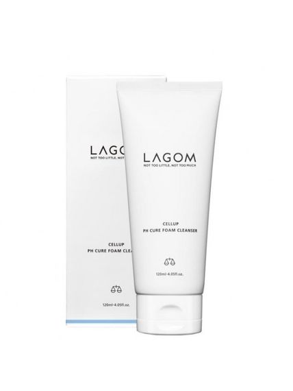Ніжна пінка для вмивання LAGOM Cellup PH Cure Foam Cleanser 120 мл