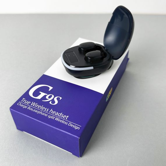 Бездротові навушники G9S series, EarBuds, Smart Case (Чорні) | Зображення 1