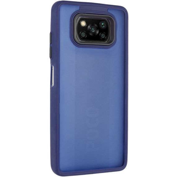 Чохол TPU+PC Lyon Frosted для Xiaomi Poco X3 NFC / Poco X3 Pro Navy Blue
