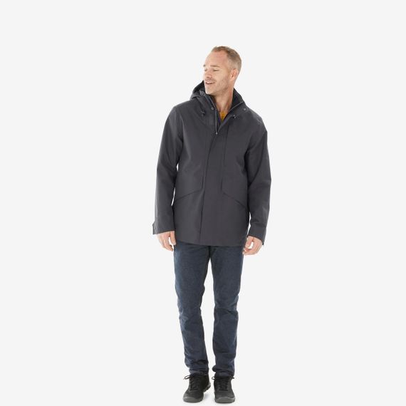 Куртка водонепроникна чоловіча NH550 WP для туризму - XL