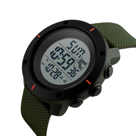 Skmei 1213AG Black-Military Wristband | Зображення 1