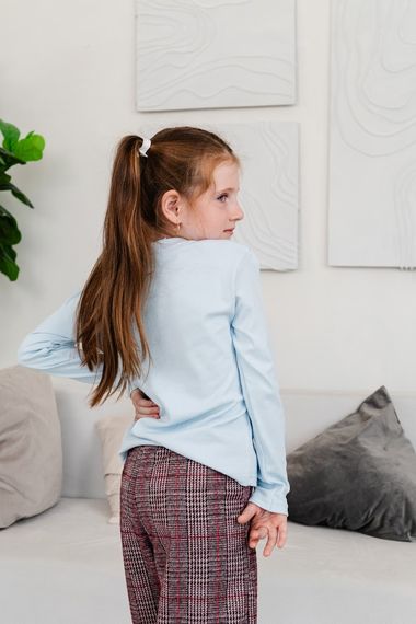 Джемпер для дівчинки Носи своє 110 Світло-блакитний (p-6677-158717) | Зображення 3