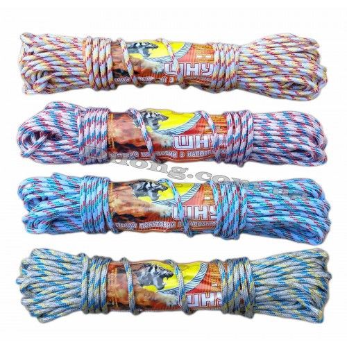 Полипропиленовый плетеный шнур с жестким наполнителем, Ø4 мм, 20 м (B26/1)