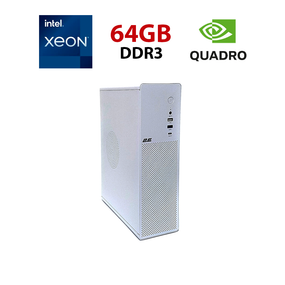 Робоча станція 2E 2E-V90W-400 Tower / Intel Xeon E5-2660 v4 (14 (28) ядер по 2,0 - 3,2 ГГц) / 64 ГБ DDR4 / 256 ГБ SSD NVMe / nVidia Quadro P1000, 4 ГБ GDDR5, 128-біт / Win 10 без ліцензії б/в
