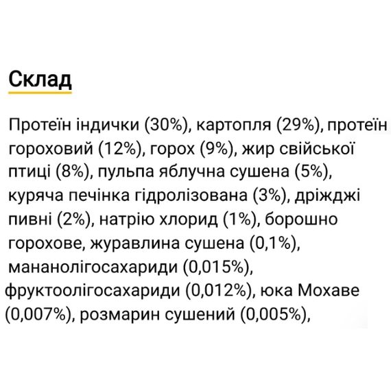 CHOUPI сухой корм для стерилизованных кошек всех пород 1,6 кг, Индейка | Зображення 1