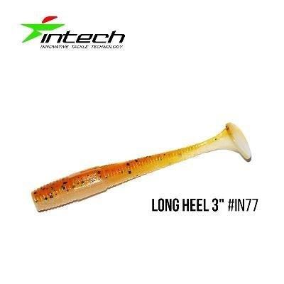 Силиконовая приманка, Съедобный силикон Intech Интеч Long Heel 3 "8 шт IN77