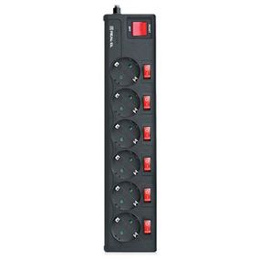 Сетевой фильтр питания REAL-EL RS-6 EXTRA 5m, black (EL122300003) (EL122300003)