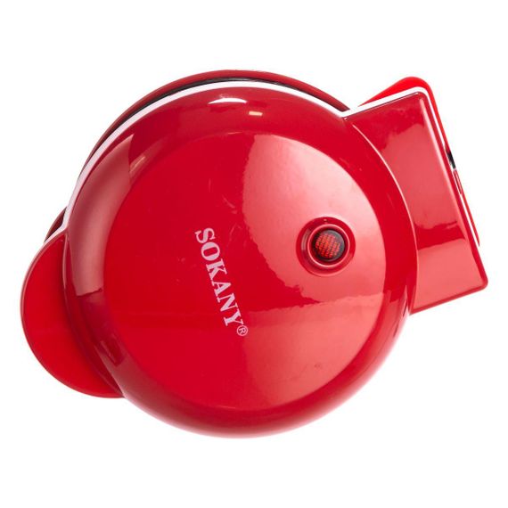 Вафельниця для бельгійських вафель 550 Вт з антипригарним покриттям Sokany SK-BBQ-849 | Зображення 6