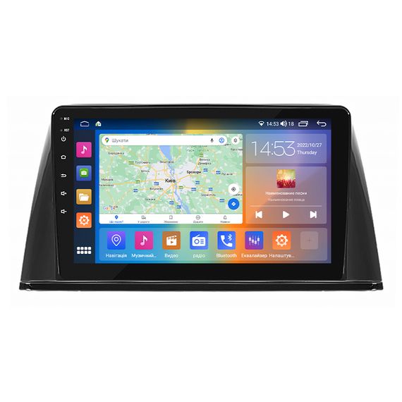 Штатна магнітола 9" Lesko для Peugeot 308 II 2013-2017 4/64Gb CarPlay 4G Wi-Fi GPS Prime IPS 8 ядер Пежо