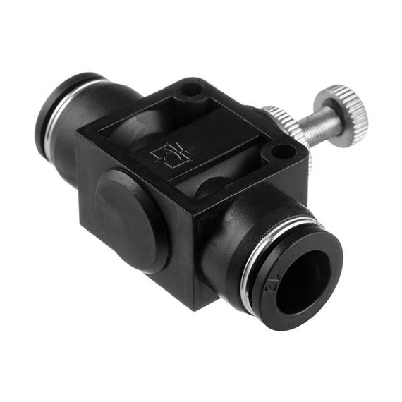 Цангове пряме з'єднання з регулятором, для поліуретанових та ін. шлангів 12*12 мм INTERTOOL PT-2399 | Зображення 1