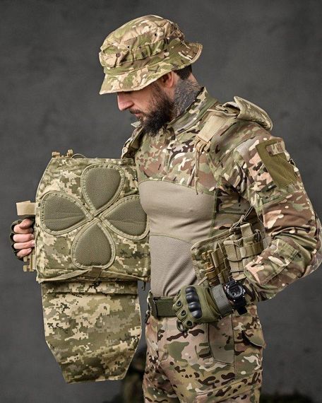 Плитоноска 4 швидких скидання Cordura піксель ВТ7930 | Зображення 5