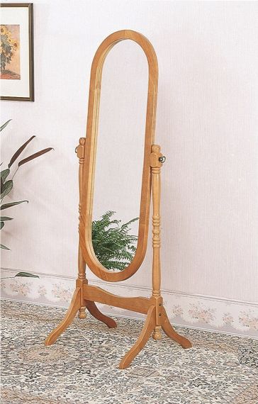 Зеркало напольное овальное Onder Mebli MS-8007-OAK, деревянная рама, вращающееся | Зображення 6