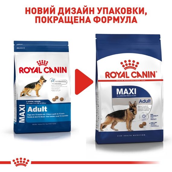 Корм Royal Canin Maxi Adult сухой для взрослых собак крупных пород 4 кг | Зображення 6