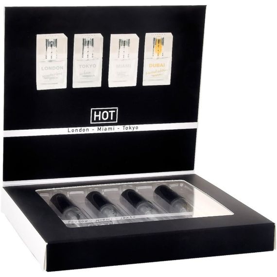 Набір парфумів для чоловіків з феромонами HOT LMTD Pheromone Perfume Мen, 4x5 мл sexstyle | Зображення 3