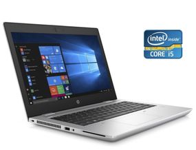 Ноутбук HP ProBook 640 G5 / 14" IPS / Intel Core i5-8365U (4(8) ядра по 1.6-4.1 GHz) / 8GB DDR4 / 256GB SSD / UHD Graphics / WebCam / Win 10 б/в