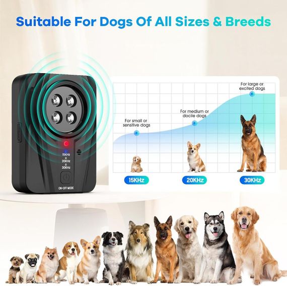 Антилай, пристрій відлякування собачого лаю, Автоматичні пристрої проти гавкання для собак 10 м, | Зображення 7