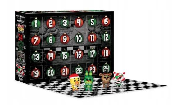 Адвент календар П'ять ночей у Фредді Funko Pop Five Nights at Freddy’s Advent Calendar Подарунковий набір фігурок Фанко Поп | Зображення 2