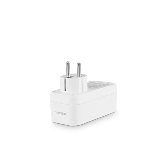 Мережевий адаптер VIDEX ONCORD з/з 1п 2.4A 2USB+USB-C White | Зображення 5