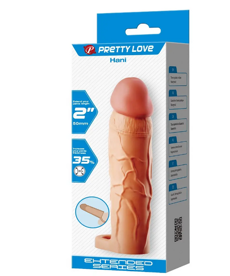 Насадка презерватив Pretty Love - Hani 2"( 50 mm) Extended Series sexstyle | Зображення 9